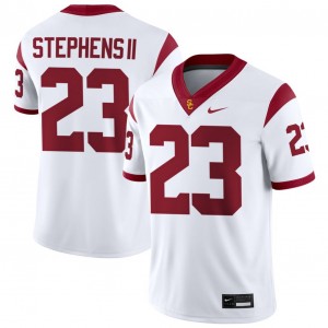 Mens Football USC #23 Desman Stephens II Limited College Jerseys - White