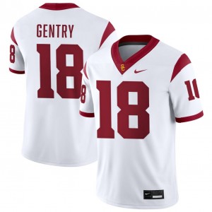 Men Football USC #18 Eric Gentry Limited College Jersey - White