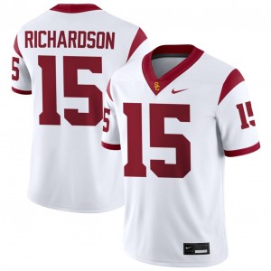 Mens Football USC #15 Jaden Richardson Limited College Jersey - White