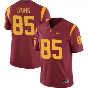 Men's Football The USC Trojan Family #85 Walker Lyons Official College Jerseys - Cardinal