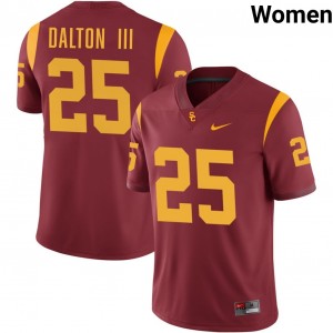 Women's Football USC #25 Harry Dalton III 2025 College Jersey - Cardinal