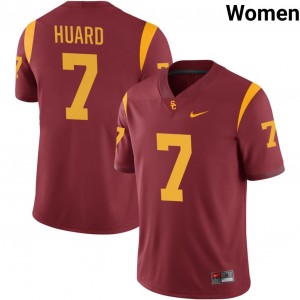 Women's Football USC #7 Sam Huard University College Jerseys - Cardinal