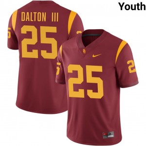 Youth Football USC #25 Harry Dalton III Player College Jersey - Cardinal
