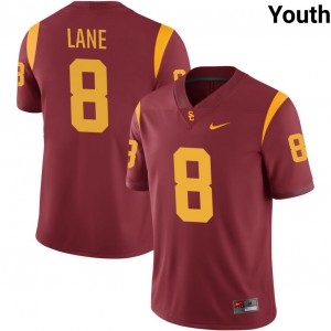 Youth Football USC #8 Ja'Kobi Lane Stitched College Jerseys - Cardinal