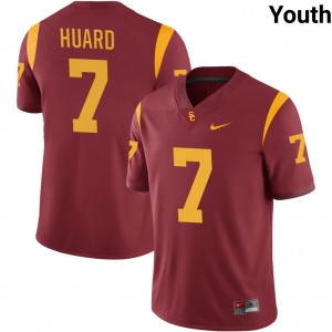 Youth Football SC #7 Sam Huard 2025 College Jerseys - Cardinal