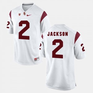 Mens USC Trojan Pac-12 Game #2 Adoree' Jackson college Jersey - White