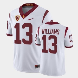 Men USC Trojans #13 Alumni Player Caleb Williams College Jersey - White