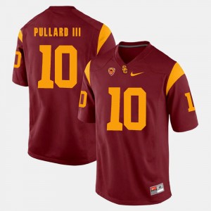 Mens Pac-12 Game Trojans #10 Hayes Pullard III college Jersey - Red