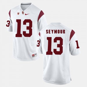 Men #13 Pac-12 Game Trojans Kevon Seymour college Jersey - White