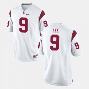 Men Trojans #9 Football Marqise Lee college Jersey - White