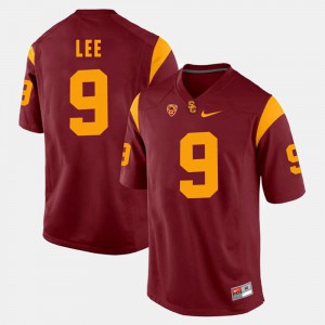 Men's Pac-12 Game USC Trojan #9 Marqise Lee college Jersey - Red