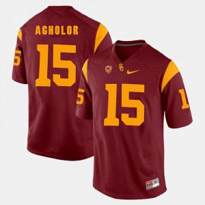 Men Pac-12 Game USC Trojans #15 Nelson Agholor college Jersey - Red