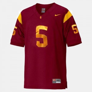 Men's Football USC Trojans #5 Reggie Bush college Jersey - Red